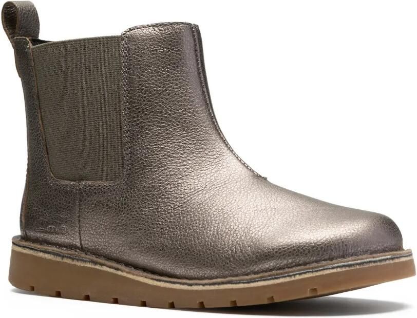 Clarks Kids Enkellaarzen met elastische vlakken Grijs - Foto 3