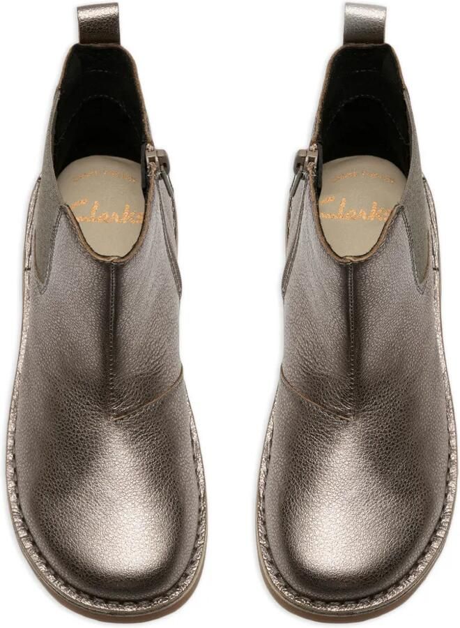 Clarks Kids Enkellaarzen met elastische vlakken Grijs - Foto 2