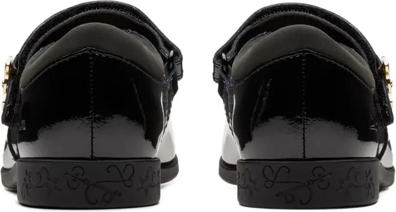 Clarks Kids Leren ballerina's Zwart - Foto 4