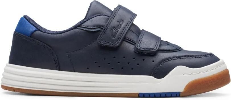 Clarks Kids Leren sneakers Blauw