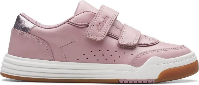 Clarks Kids Leren sneakers Roze
