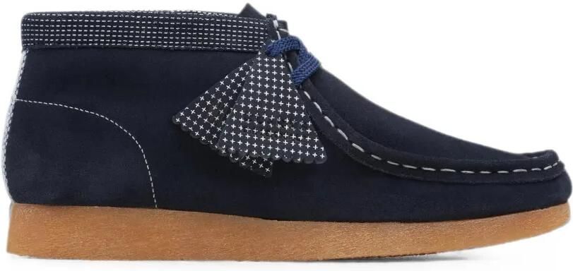 Clarks Kids Wallabee suède laarzen Blauw