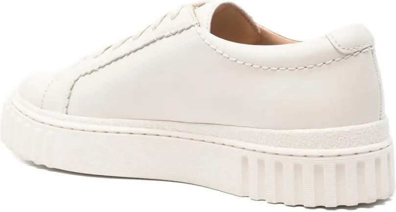 Clarks Mayhill sneakers met plateauzool Wit - Foto 3