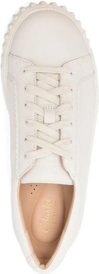 Clarks Mayhill sneakers met plateauzool Wit - Foto 4