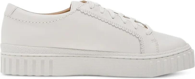Clarks Mayhill Walk platte sneakers Wit