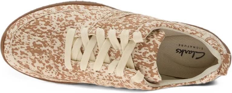 Clarks Meridor animal-print sneakers Bruin - Foto 3