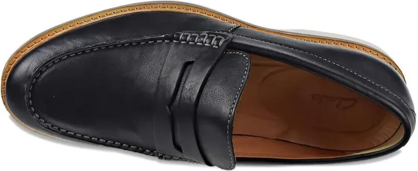 Clarks Originals Atticus Free leren loafers Zwart