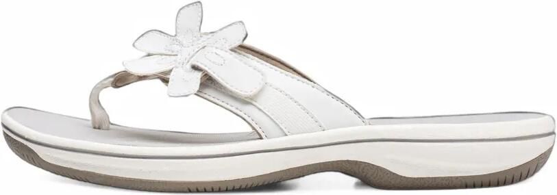 Clarks Originals Brinkley Flora sandalen met bloemen-applicatie Wit