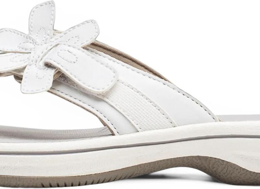 Clarks Originals Brinkley Flora sandalen met bloemen-applicatie Wit - Foto 2