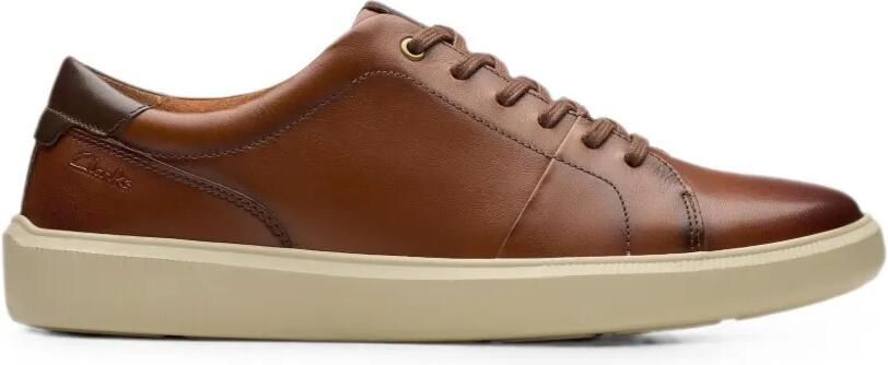 Clarks Originals Brodin Lace leren sneakers Bruin