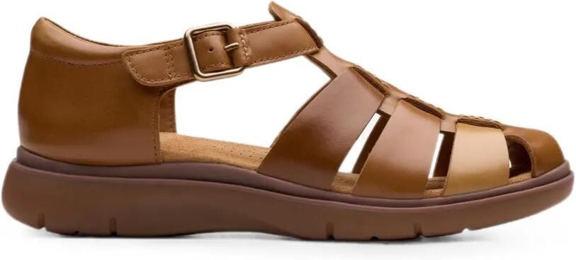 Clarks Originals Certina Sun gekooide sandalen Bruin