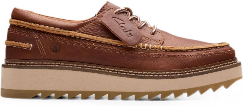 Clarks Originals Clarkhill Lace bootschoenen met plateauzool Bruin