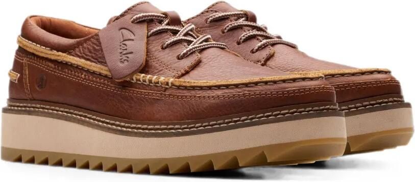 Clarks Originals Clarkhill Lace bootschoenen met plateauzool Bruin - Foto 2