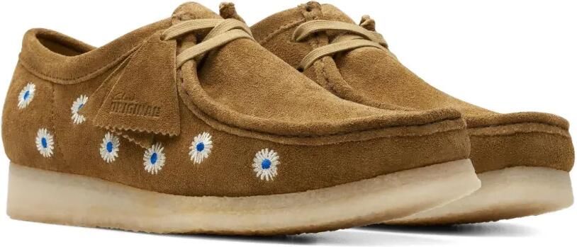 Clarks Originals Derby schoenen met borduurwerk Bruin - Foto 2