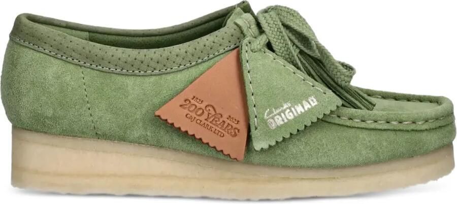 Clarks Originals Desert boots met franje detail Groen
