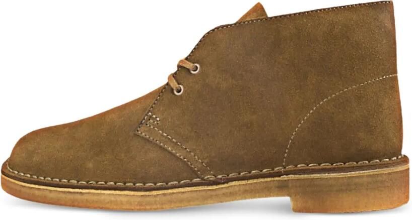 Clarks Originals Desert boots met vetersluiting Bruin