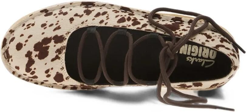 Clarks Originals Desert Jane lace-up ballet flats Wit - Foto 2