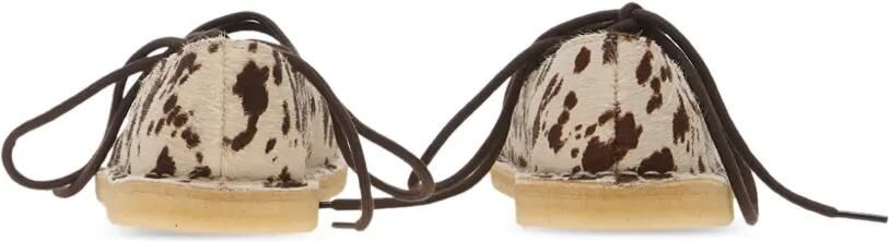 Clarks Originals Desert Jane lace-up ballet flats Wit - Foto 5