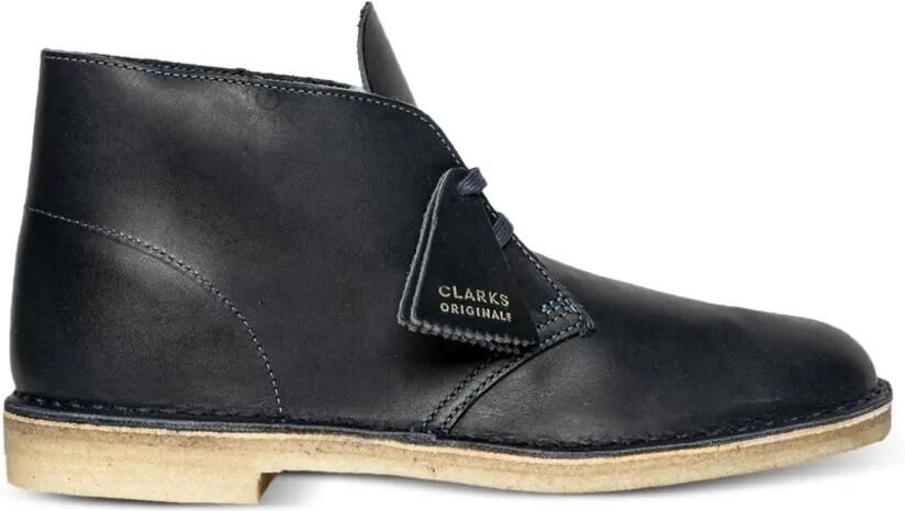 Clarks Originals Desert leren laarzen Blauw