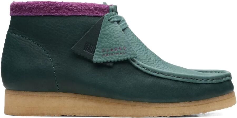 Clarks Originals "Green" desert boots met vlakken Groen