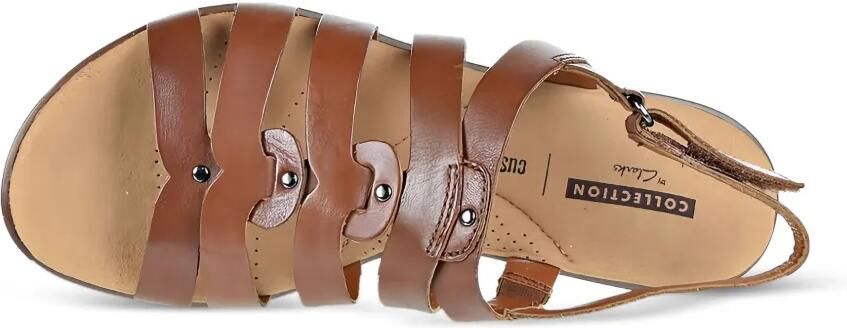 Clarks Originals Kele Jasmine Fisherman sandalen Bruin - Foto 4