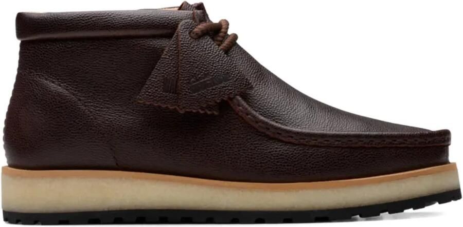Clarks Originals Leren desert boots Bruin