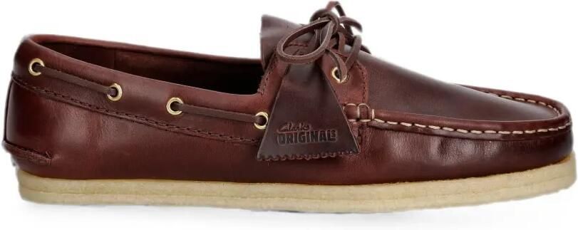 Clarks Originals Leren loafers Bruin