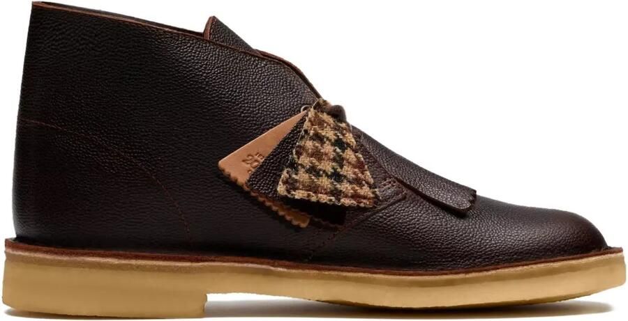 Clarks Originals Leren tweed laarzen Bruin