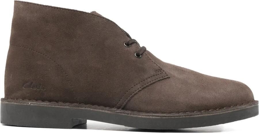 Clarks Originals Leren veterlaarzen Bruin