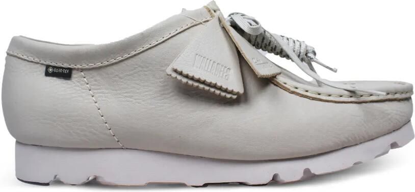 Clarks Originals Leren veterlaarzen Wit