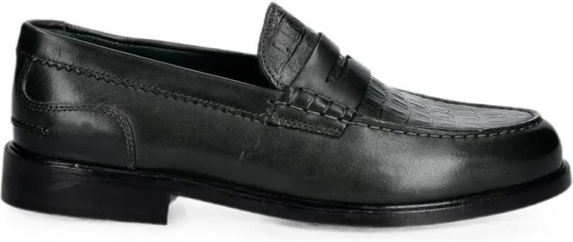 Clarks Originals Loafers met krokodillen-reliëf Groen