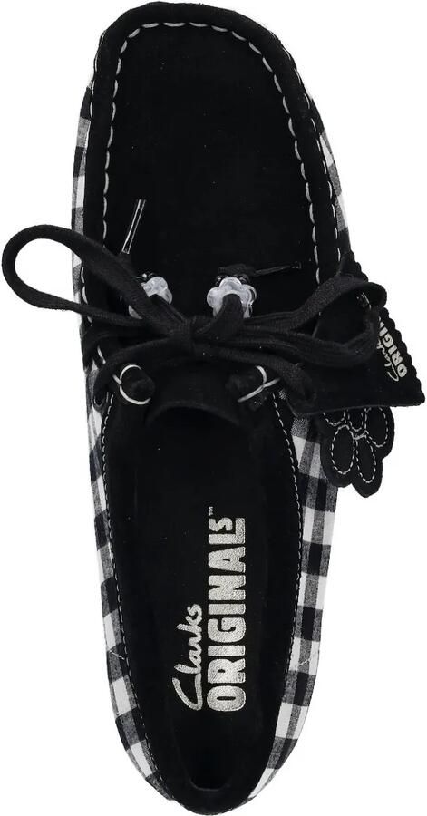 Clarks Originals Loafers verfraaid met bloemen en gingham ruit Zwart - Foto 2