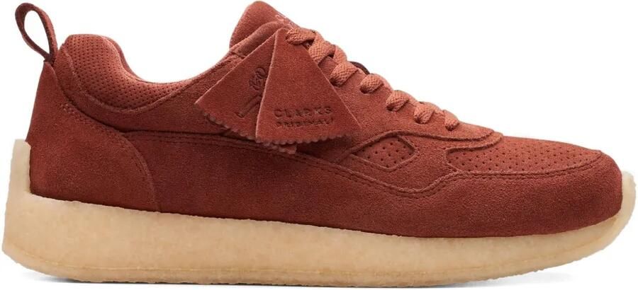 Clarks Originals Lockhill "Burgundy" sneakers Rood