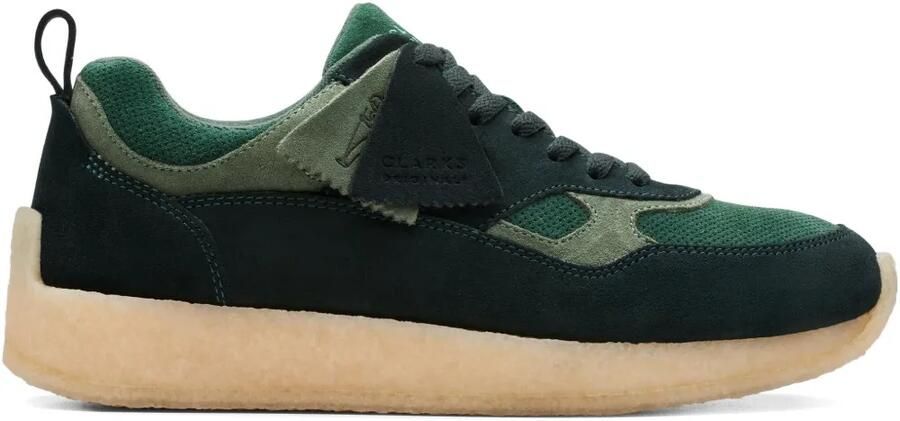 Clarks Originals Lockhill "Dark Green" sneakers Groen