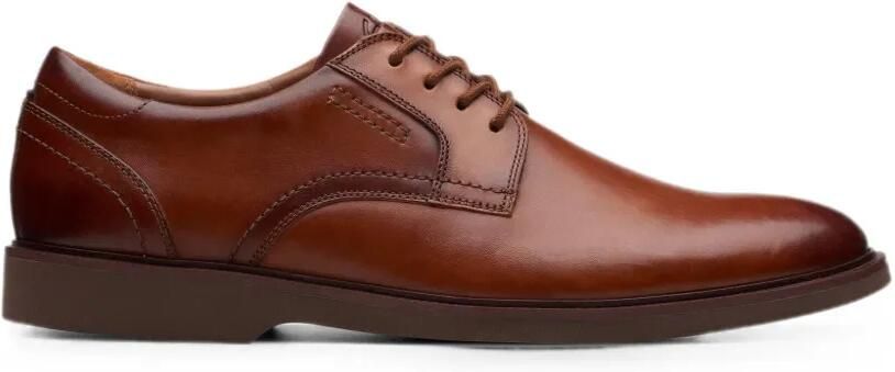 Clarks Originals Malwood Lace leren derby schoenen Bruin