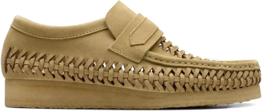 Clarks Originals "Maple suède" geweven loafers Beige