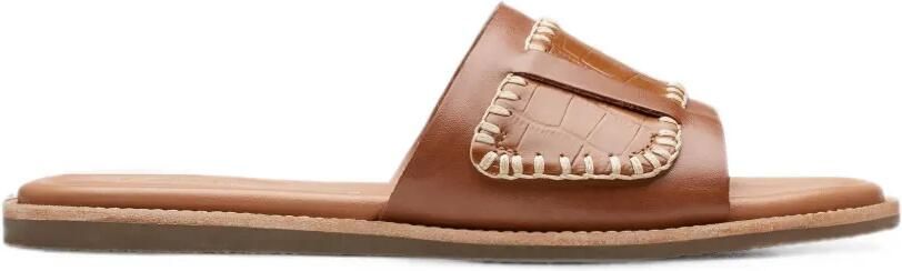 Clarks Originals Maritime platte sandalen met stiksel-detail Bruin