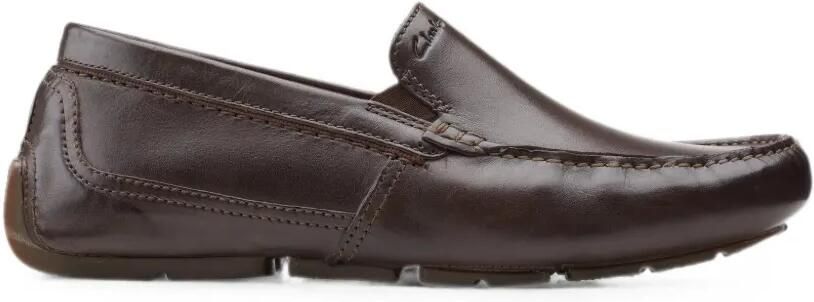 Clarks Originals Markman Plain leren loafers Bruin