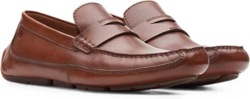 Clarks Originals Markman Way leren loafers Bruin - Foto 2