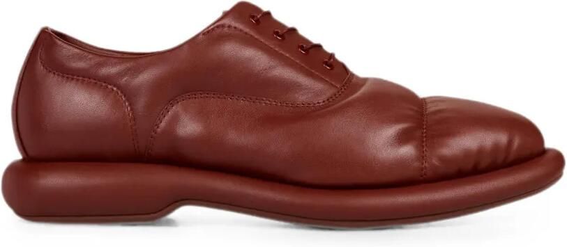 Clarks Originals Martine Rose gewatteerde leren Oxford schoenen Bruin