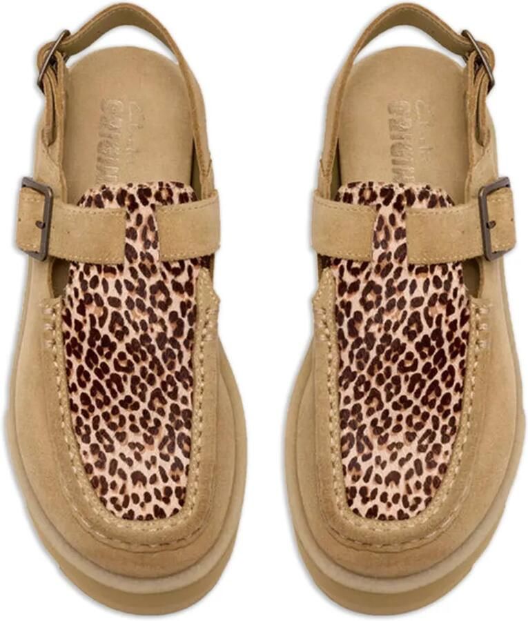 Clarks Originals Meare Easy sandalen met luipaardprint Beige - Foto 2