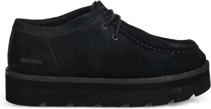 Clarks Originals Meare Walla suède veterschoenen Zwart