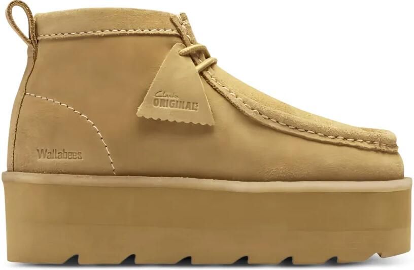 Clarks Originals Meare Wallabee WMNS laarzen Beige