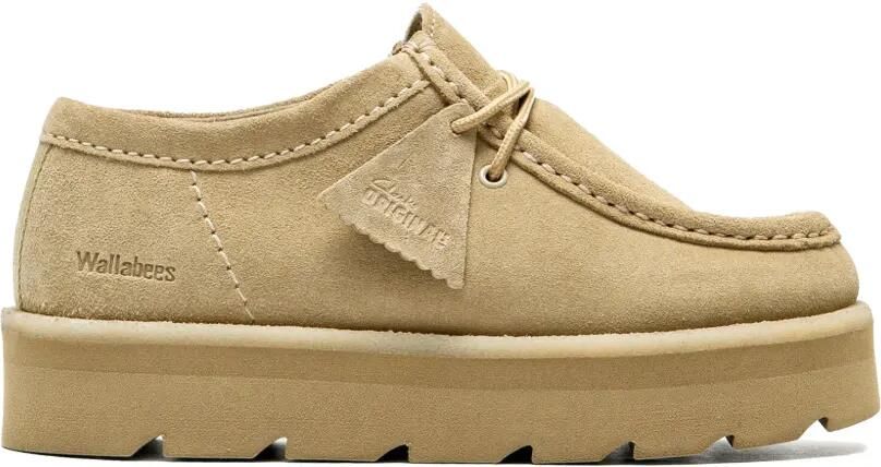 Clarks Originals Meare Wallabee WMNS laarzen met plateauzool Beige