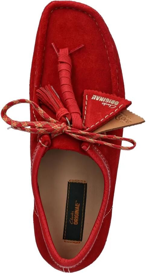 Clarks Originals Mocassins met franje Rood - Foto 3
