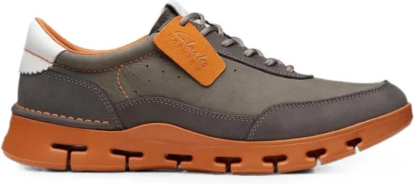 Clarks Originals Nature X One leren sneakers Grijs