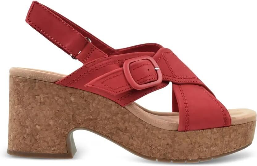 Clarks Originals Nerisa Pace sandalen met gespsluiting Rood
