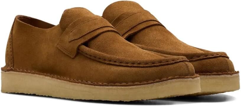 Clarks Originals Nomad "Brown" suède penny loafers Bruin - Foto 2