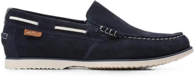 Clarks Originals Noonan Step suède loafers Blauw