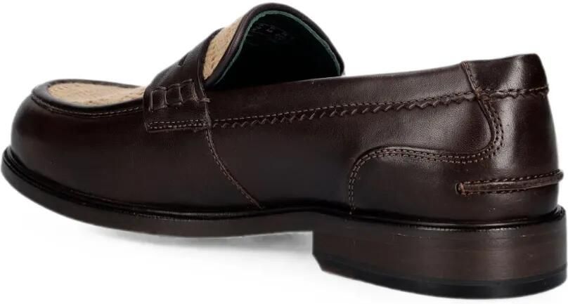 Clarks Originals Penny loafers met geweven vlak Bruin - Foto 3